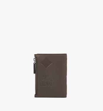 MCM Aren Snap Wallet In Maxi Monogram Leather