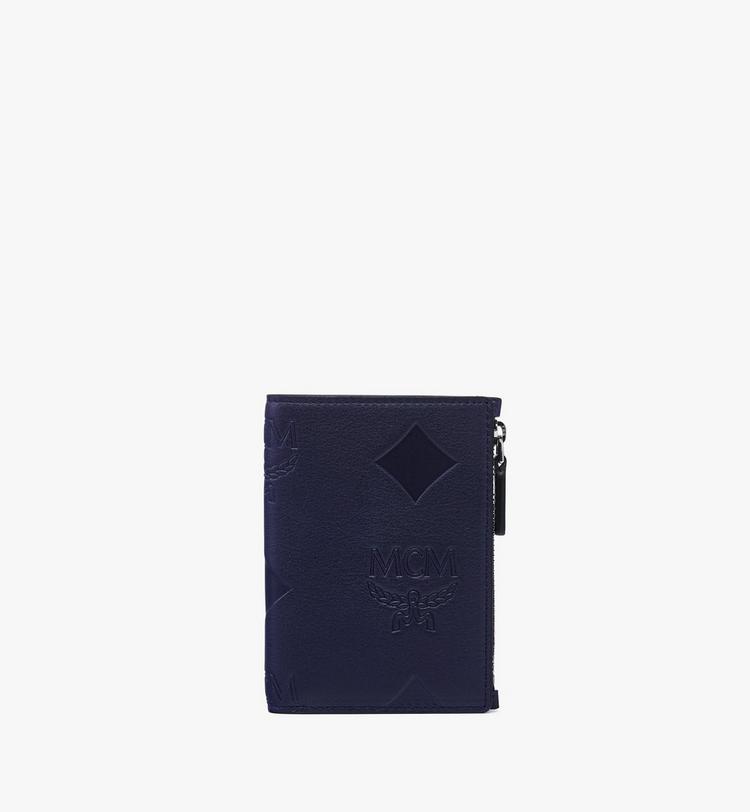 MCM Aren Snap Wallet in Maxi Monogram Leather