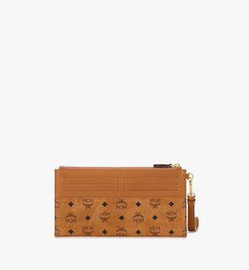 MCM Aren Wristlet Pouch In Visetos