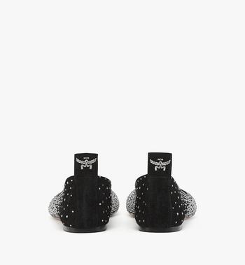 MCM Ballerina Shoes In Gradation Crystal Suede