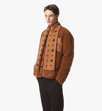 MCM Bicolor Monogram Jacquard Stole