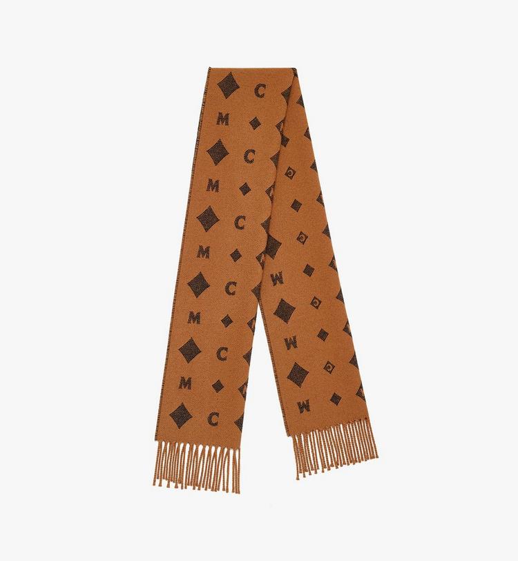 MCM Bicolor Monogram Jacquard Stole