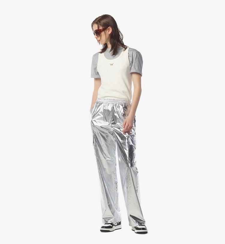 MCM Cargo Pants In Metallic Polyester