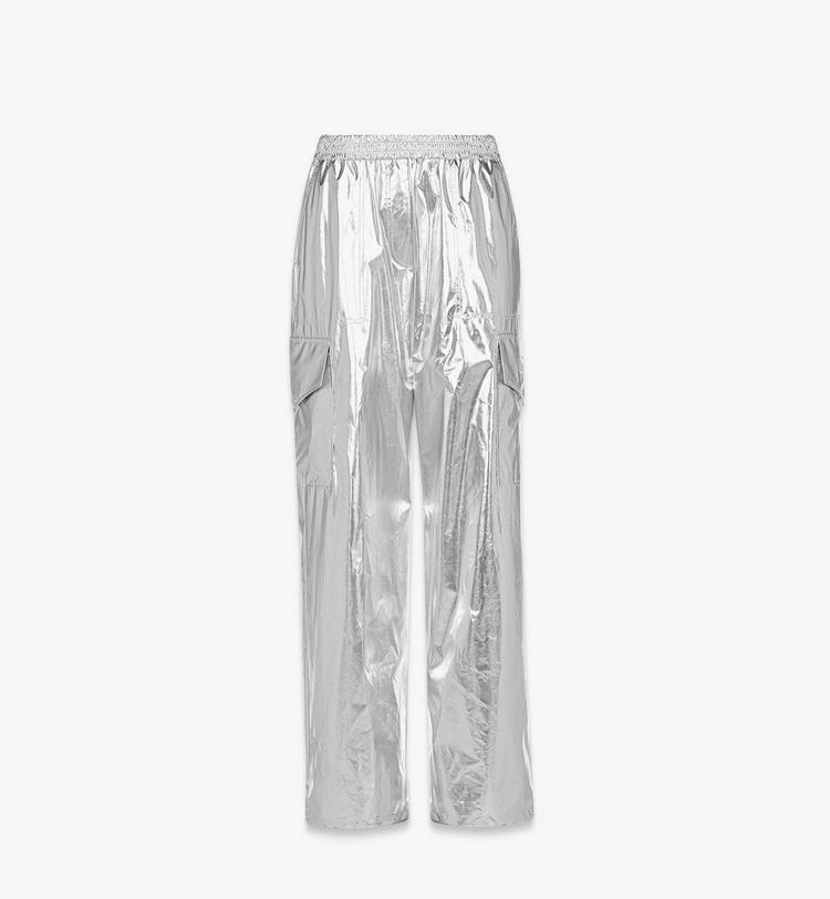 MCM Cargo Pants in Metallic Polyester