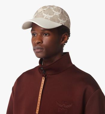 MCM Classic Cap In Lauretos Denim Jacquard