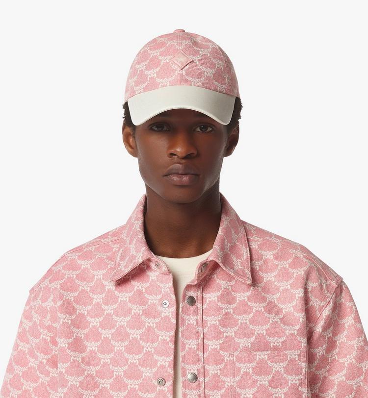 MCM Classic Cap In Lauretos Denim Jacquard