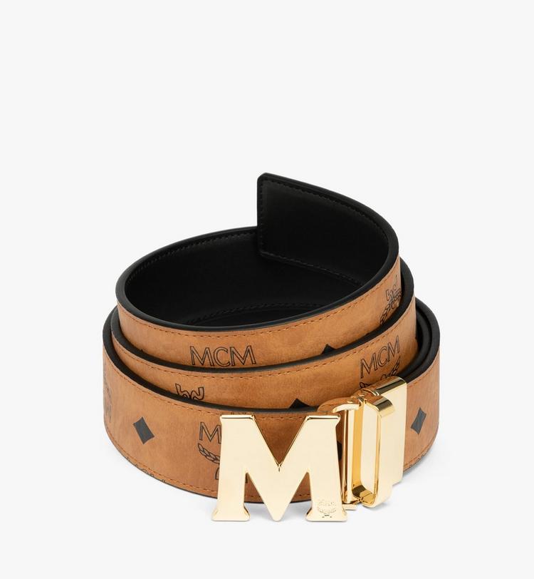 MCM Claus M Reversible Belt 3.8 cm in Visetos