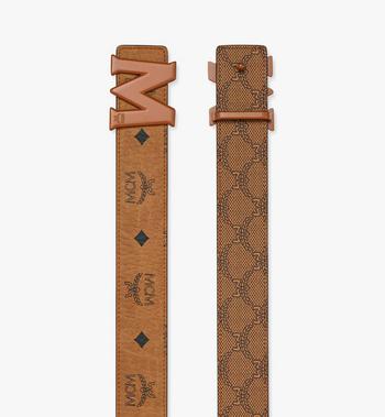 MCM Claus M Reversible Monogram Belt 1.5”