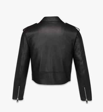 MCM Cropped Rider Jacket In Lamb Leather