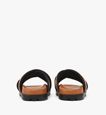 MCM Cross Sandal In VIsetos Leather Mix