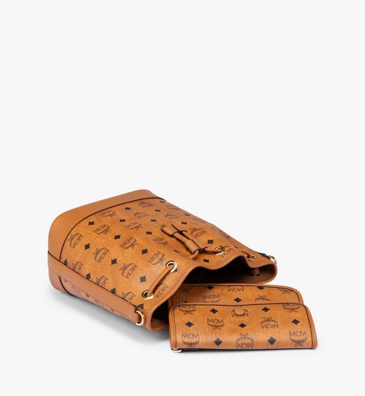 MCM Dessau Drawstring Bag In Visetos