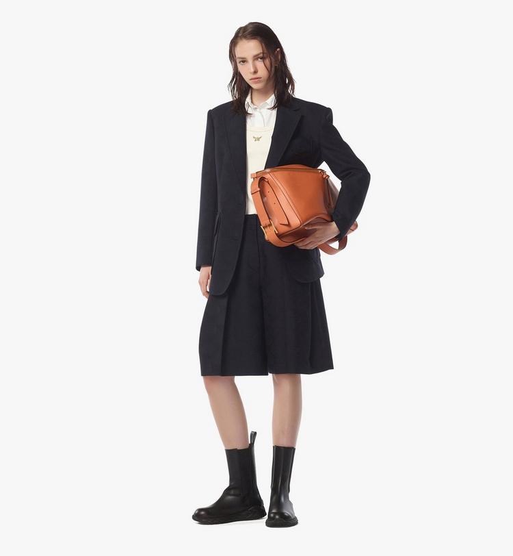 MCM Diamant 3D Shoulder Bag In Calf Leather