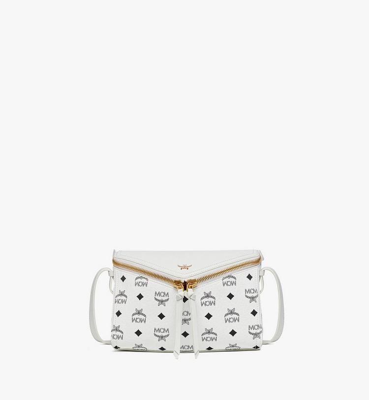 MCM Diamant 3D Shoulder Bag in Visetos Leather Mix