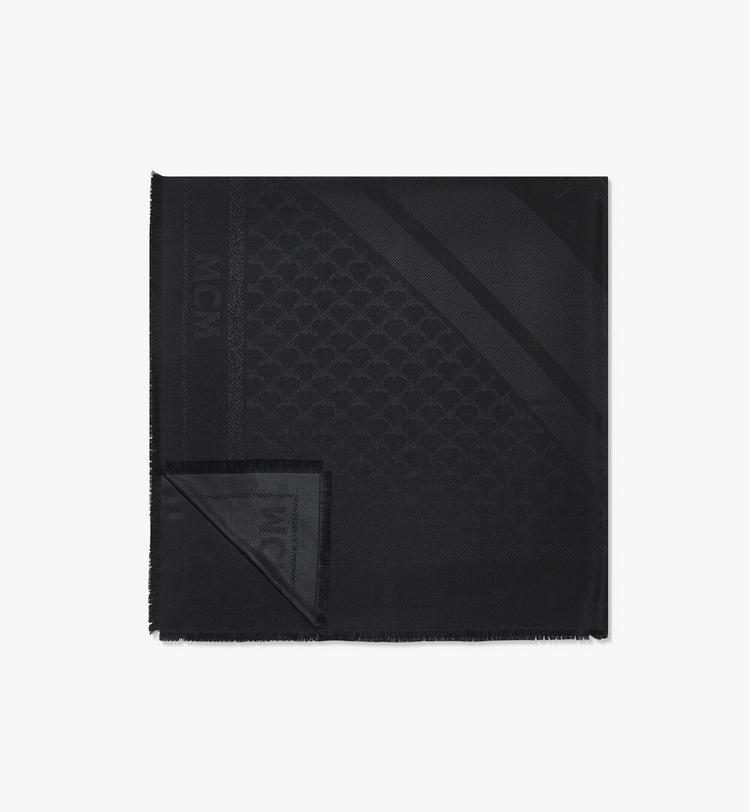 MCM Diamond Logo Jacquard Shawl
