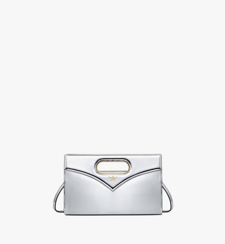 MCM Diamond Tote in Metallic Mirror Leather