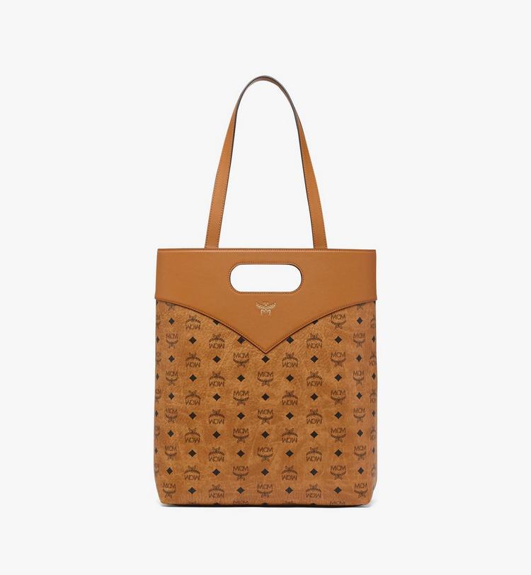 MCM Diamond Tote in Visetos Leather Mix