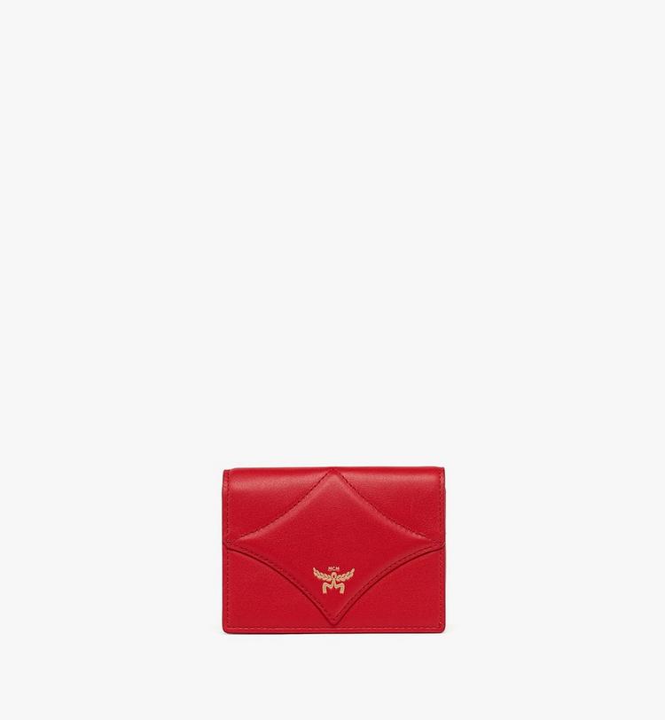 MCM Diamond Wallet In Calf Leather
