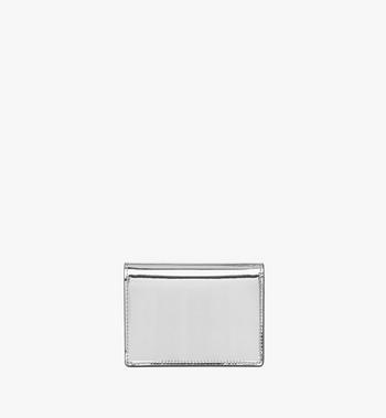 MCM Diamond Wallet In Metallic Mirror Leather