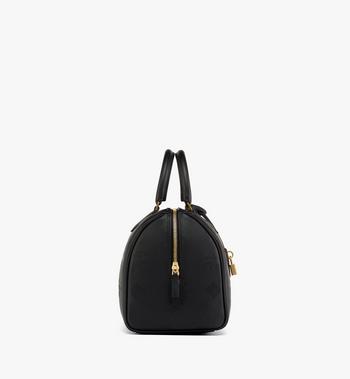 MCM Ella Boston Bag In Maxi Monogram Leather