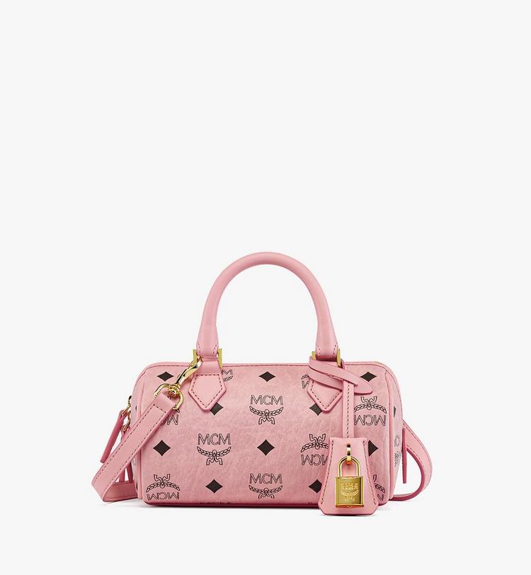 MCM Ella Boston Bag in Visetos