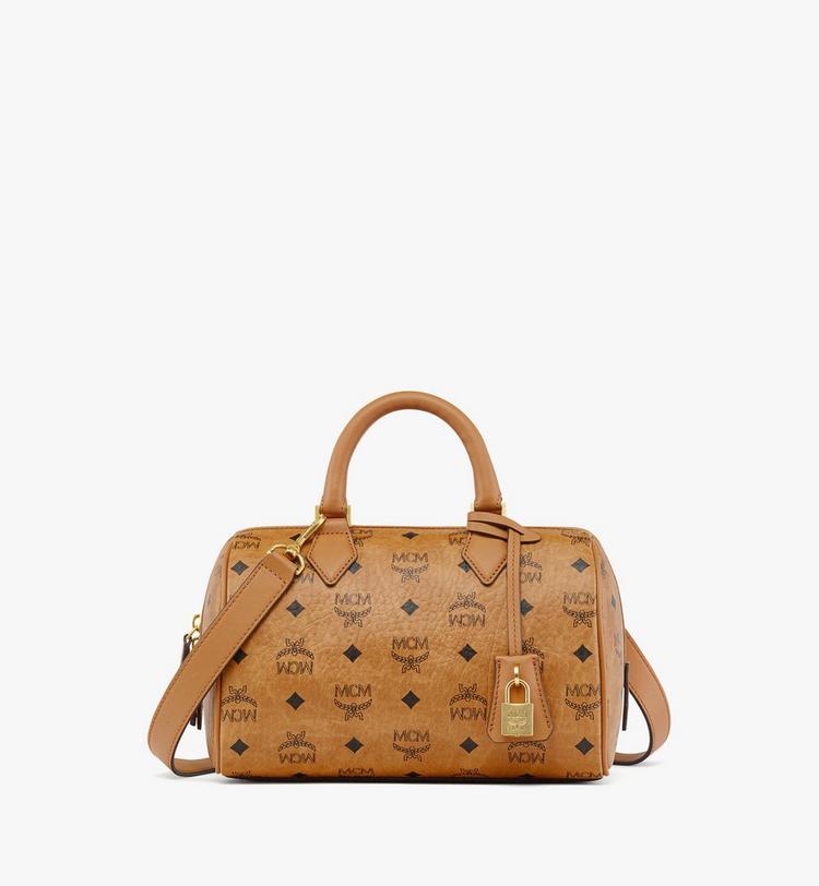 MCM Ella Boston Bag in Visetos