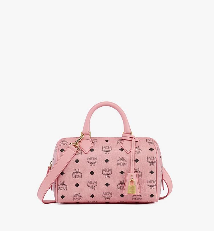 MCM Ella Boston Bag in Visetos