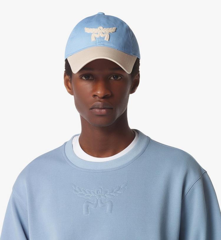 MCM Essential Logo Cap In Cotton Twill