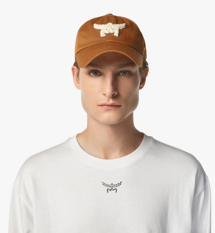 MCM Essential Logo Cap In Cotton Twill