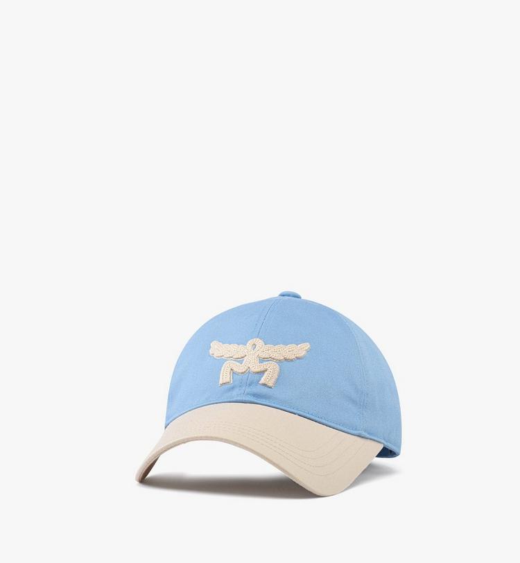 MCM Essential Logo Cap in Cotton Twill