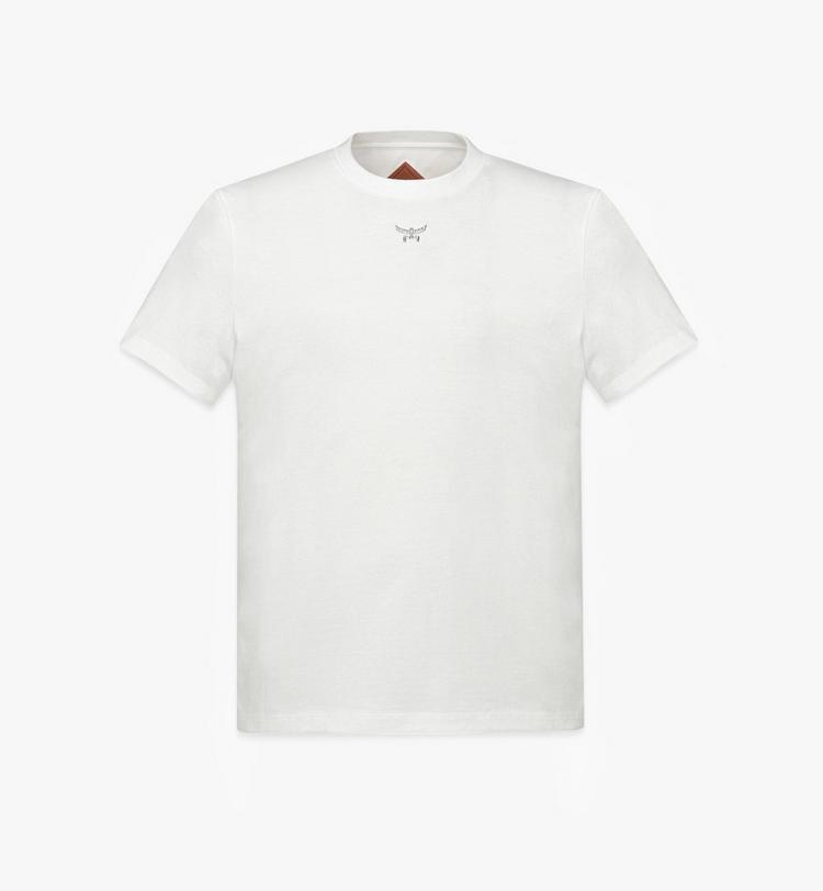 MCM Essential Logo Print T-Shirt in Organic Cotton