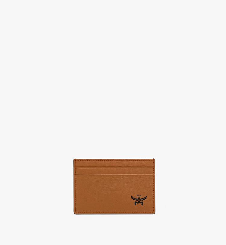 MCM Himmel Card Case In Embossed Leather