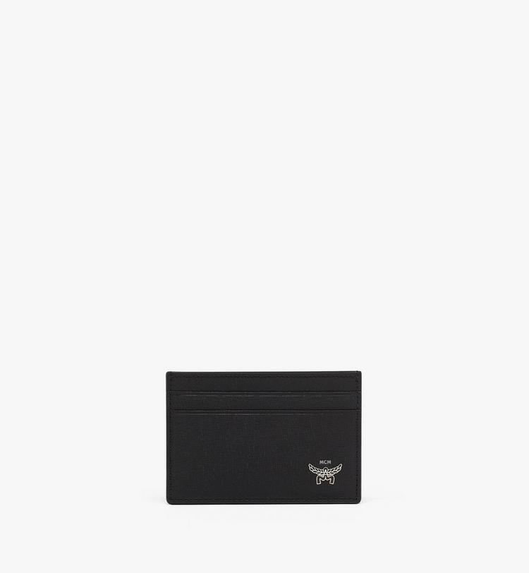 MCM Himmel Card Case in Embossed Leather