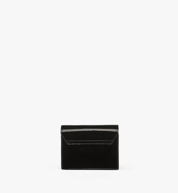 MCM Himmel Laurel Chain Wallet In Patent Leather