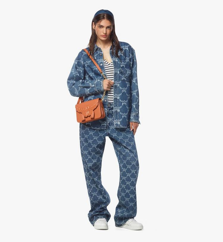 MCM Himmel Laurel Crossbody In Calf Leather