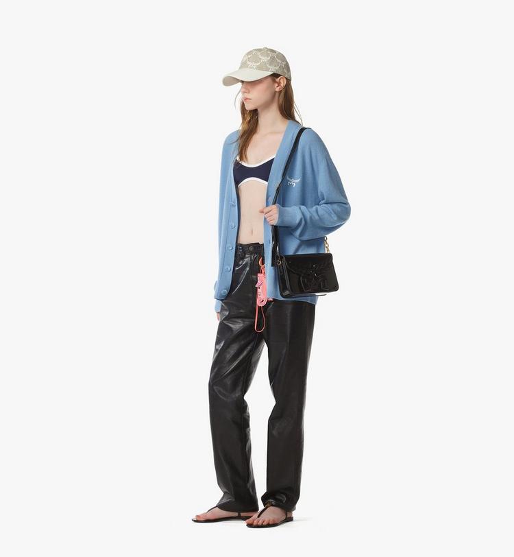 MCM Himmel Laurel Crossbody In Patent Leather