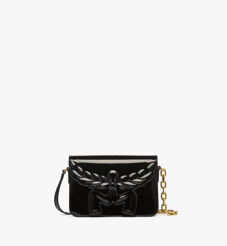 MCM Himmel Laurel Crossbody in Patent Leather