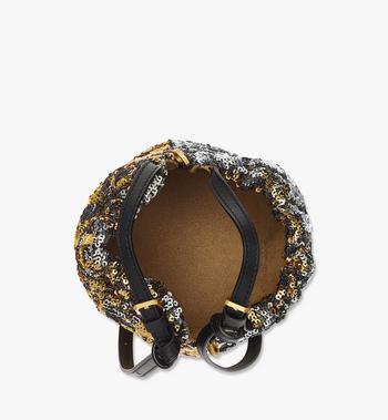 MCM Himmel Sequin Drawstring Bag
