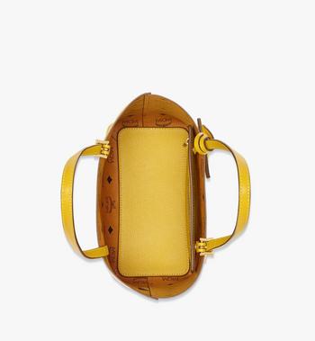 MCM Himmel Shopper In Embossed Logo Leather