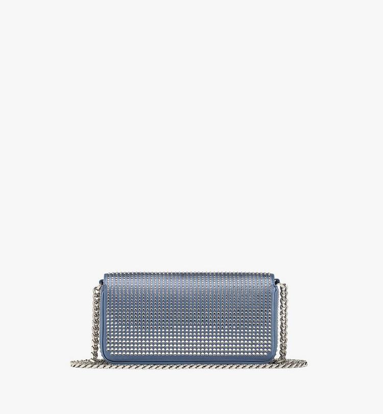MCM Himmel Shoulder Bag In Crystal Satin