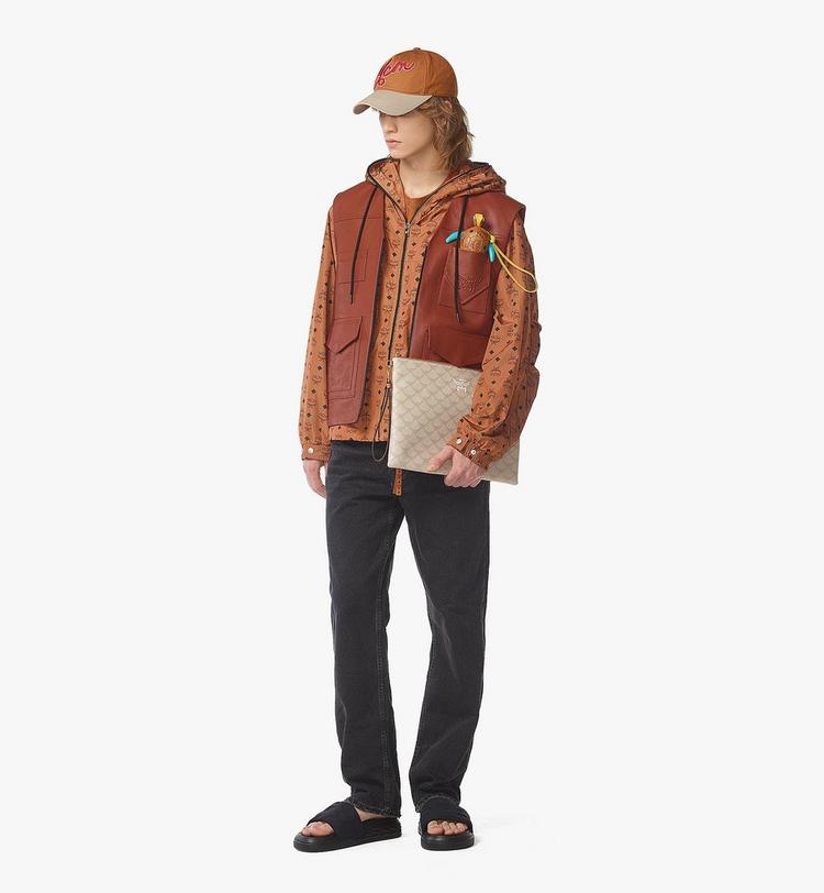 MCM Himmel Wristlet Zip Pouch In Lauretos