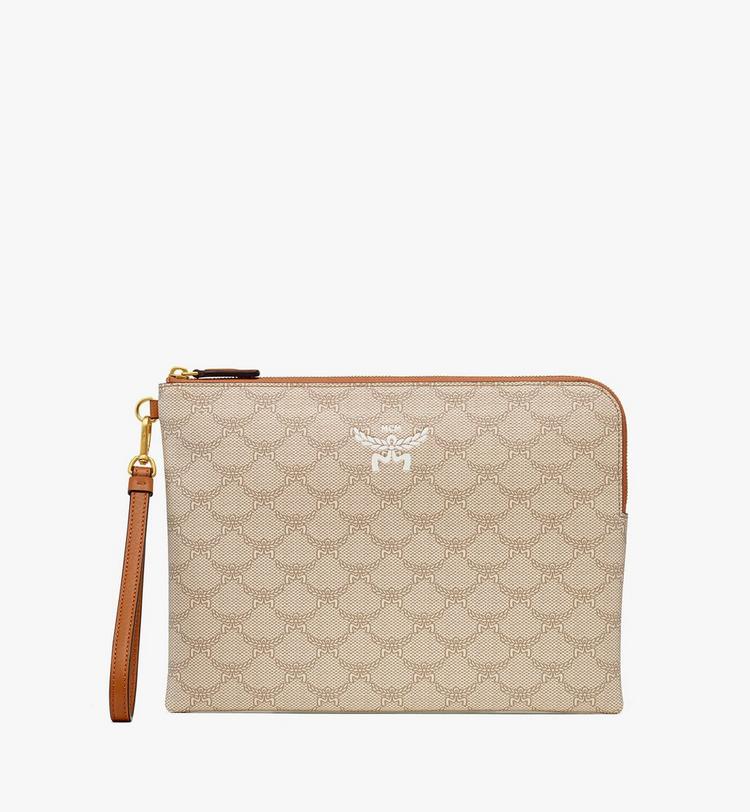 MCM Himmel Wristlet Zip Pouch in Lauretos