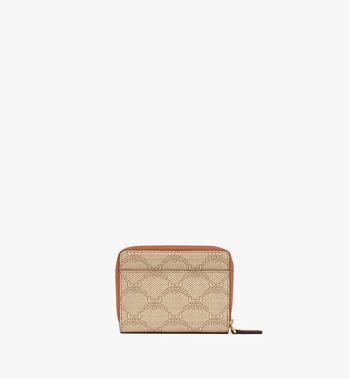 MCM Himmel Zip-Around Wallet In Lauretos