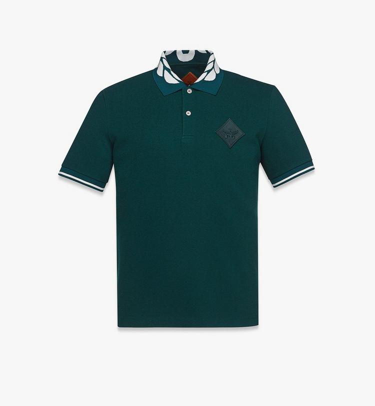 MCM Intarsia Laurel Piqué Polo