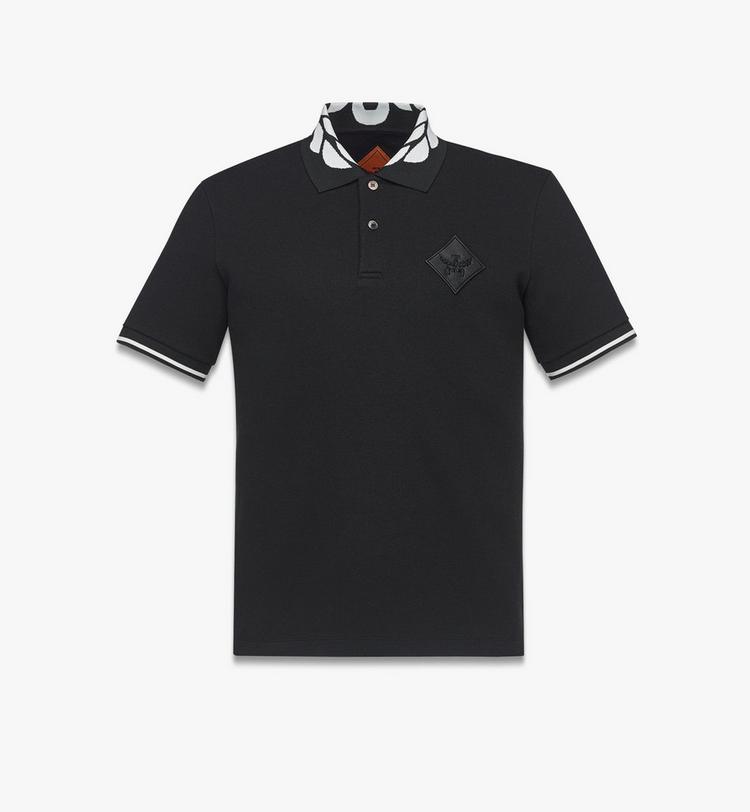 MCM Intarsia Laurel Piqué Polo