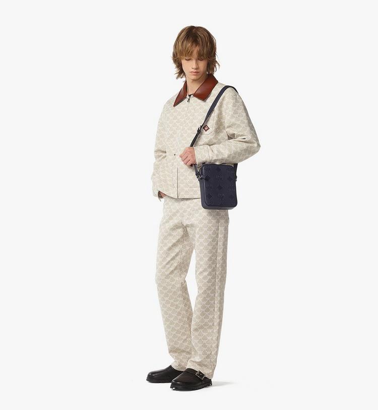 MCM Klassik Crossbody In Maxi Monogram Leather