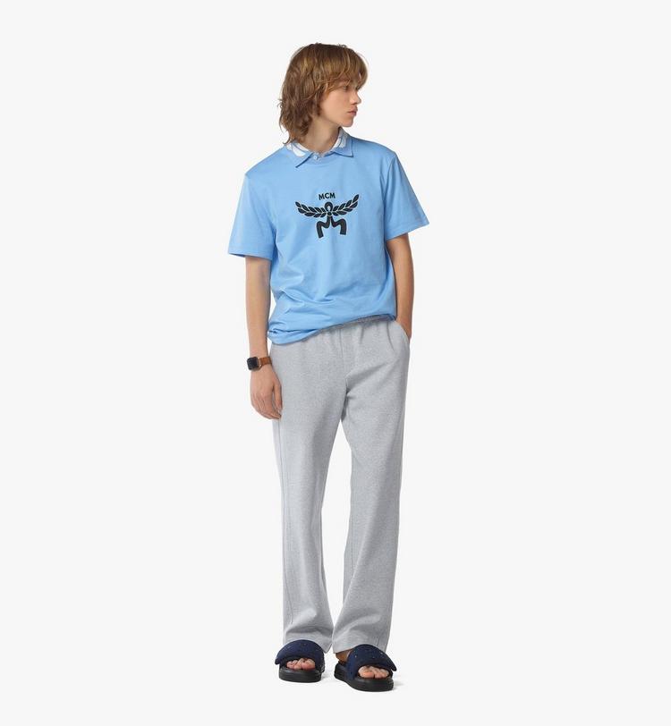 MCM Laurel Logo Print T-Shirt In Organic Cotton