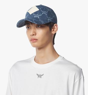 MCM Lauretos Denim Cap