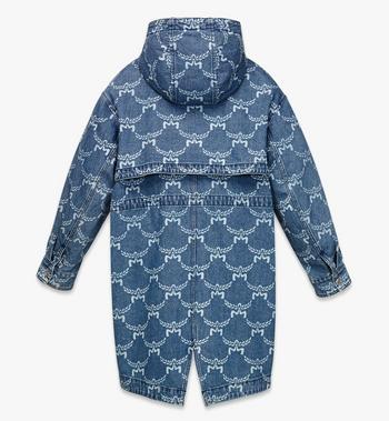 MCM Lauretos Monogram 2-in-1 Denim Parka