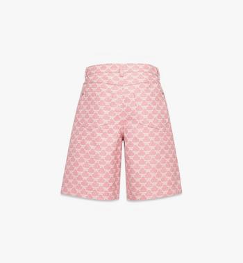 MCM Lauretos Shorts In Denim Jacquard