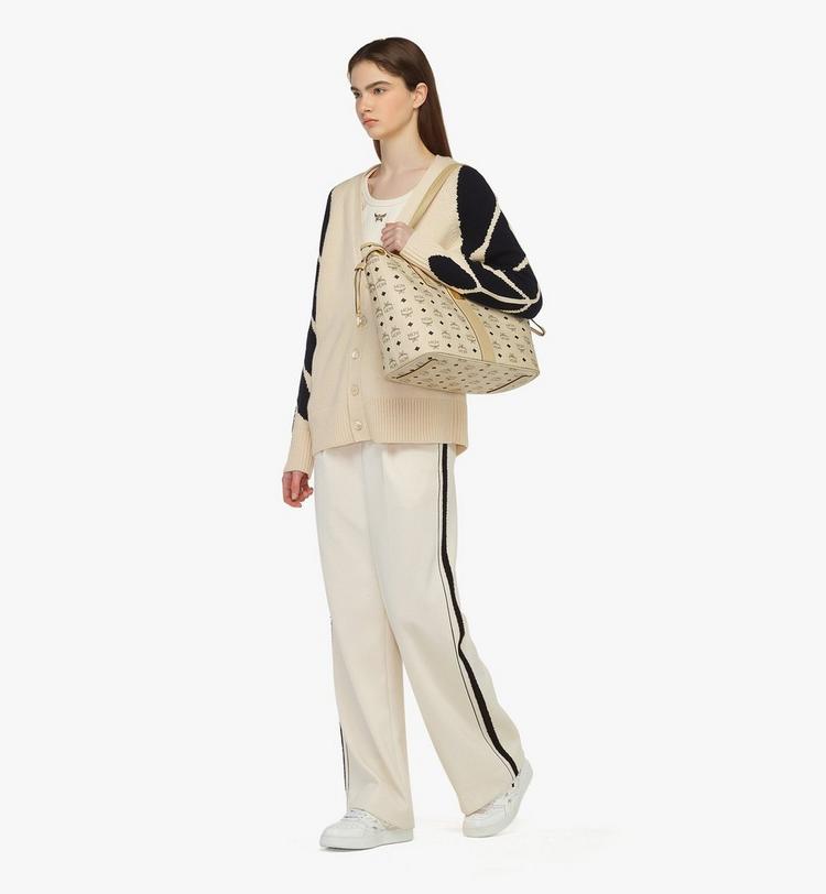 MCM Liz Shopper In Visetos